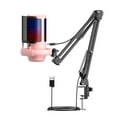 thumbnail image 1 of 1 Set USB Gaming Microphone Computer Condenser Mic -38dB Sensitivity with Adjustable Boom Arm Enhancing Sound Quality, 1 of 9