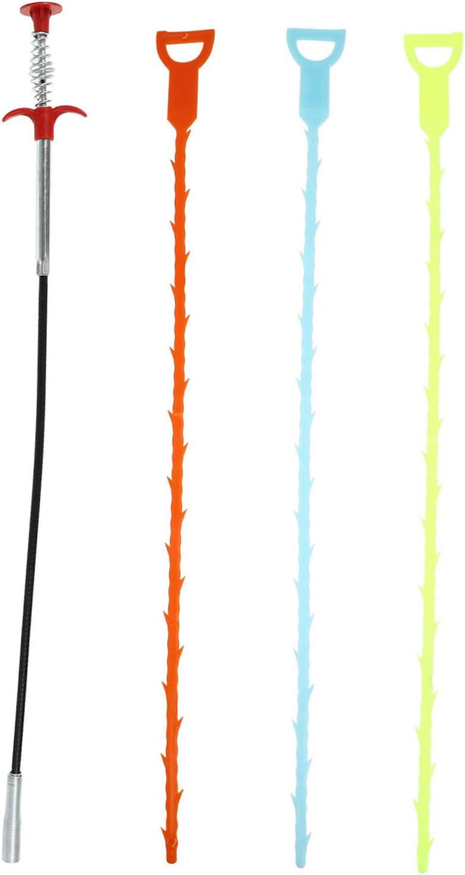 1 Set Unclog Cleaning Tools Toilet Bowl Cleaner Paw Cleaner Hair