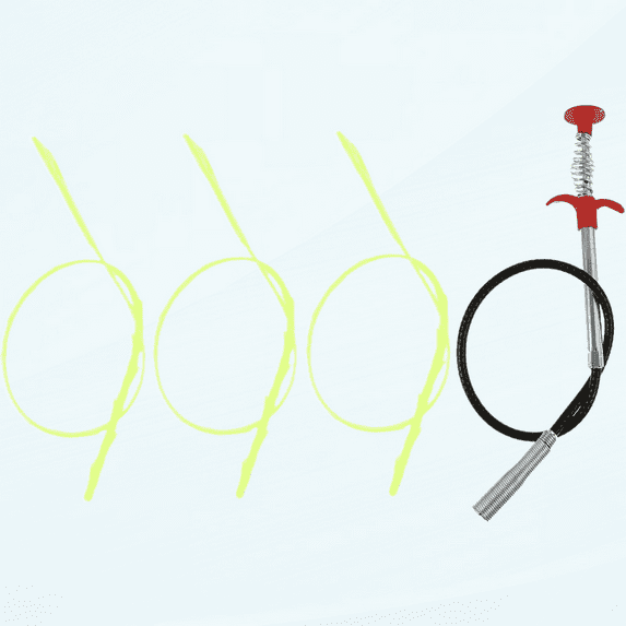 1 Set Unclog Pipe Tool Toilet Sink Toilet Bowl Cleaner Bathroom Clog Remover Snake Drain Clog Remover Thrift Drain Cleaner Shower Drain Clog Remover Hair Catcher Shower Drain Abs