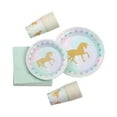 thumbnail image 1 of 1 Set, Unicorn Tableware Kit for 20 Guests for Kid’S Birthday or Themed Party, 1 of 1