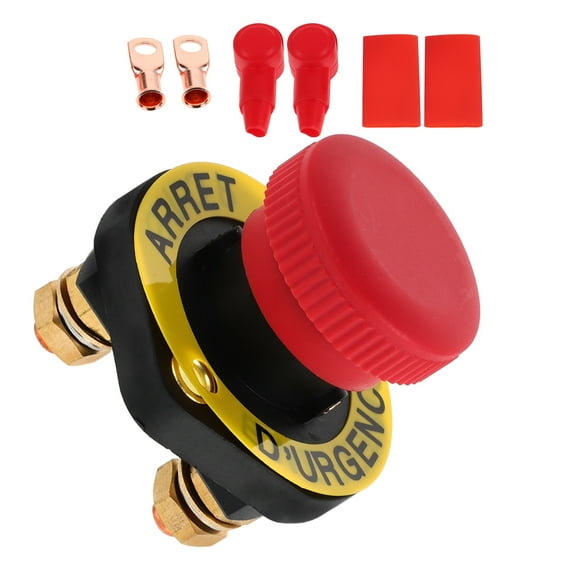 1 Set Universal Automotive Battery Disconnect Switch High Power Main Power Switch Boat Battery Switch Kill Switch For Car Remote Battery Disconnect Switch