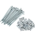 thumbnail image 1 of Unique Bargains Set Universal Bicycle Spokes 12G Bike Wheel Spokes Nipple Carbon Steel Galvanized Silver Tone-72mm, 1 of 7