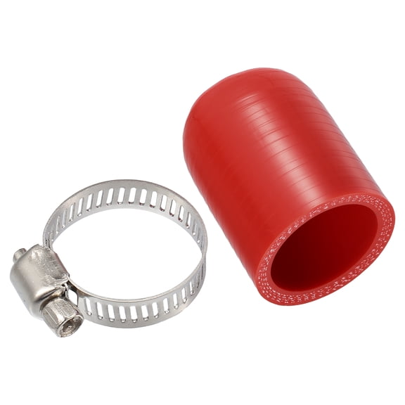 1 Set Universal Car Silicone Coolant Cap with Clamp for Coolant Heater Bypass Kit 1.50" 38mm ID