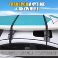 thumbnail image 1 of WETLA 1 Set Universal Car Soft Roof Rack Pads, Luggage Carrier System for Kayak Surfboard Canoe, Include 2 Heavy Duty Tie Down Straps, 2 Tie Down Rope, 2 Quick Loop Strap, 1 of 8