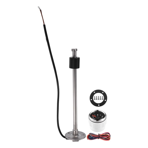 1 Set Universal Fuel Sending Unit and Gauge Kit Boat Fuel Level Sending Unit 11'' (280mm) for Boat Car