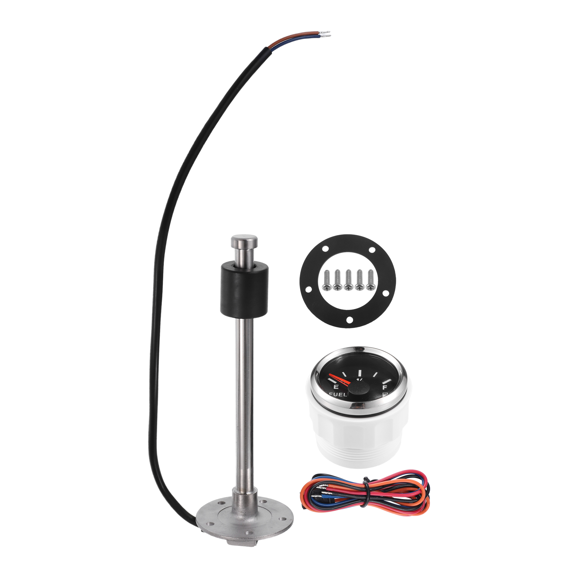 1 Set Universal Fuel Sending Unit and Gauge Kit Boat Fuel Level Sending