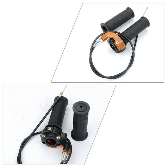 1 Set Universal Throttle Grip with Throttle Cable Set for 49cc
