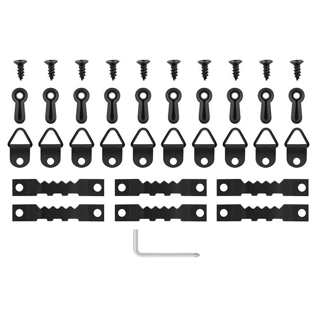 1 Set Useful Picture Frame Hanging Hook Sawtooth Hangers Photo Frame