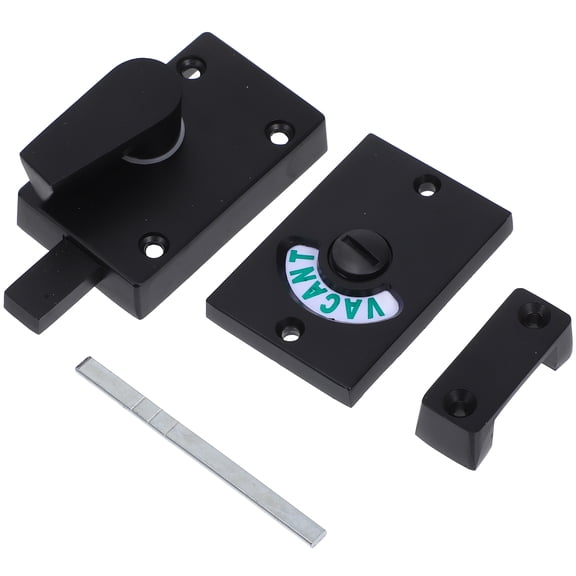 1 Set Bathroom Door Lock Indicator with Vacant Occupied Deadbolt for Restroom Partition Hardware Replacement