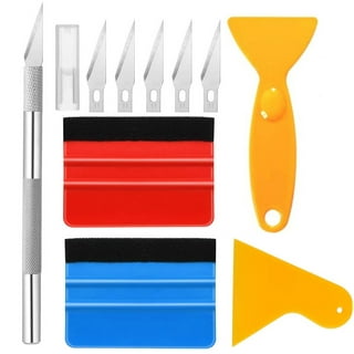 Vinyl Wrap Tool Kit for Car Wrapping & Window Tinting Film Installation, PPF Wrapping Tools Kit Includes 110V Heat Gun for Vinyl, Toolkit Bag, Micro