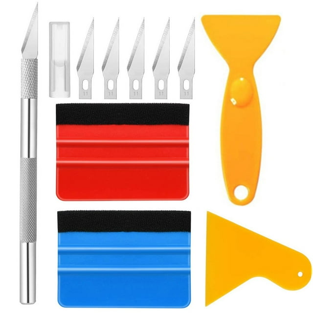 1 Set Vehicle Vinyl Wrap Window Tint Film Tool Kit Car Wrapping Tool