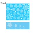 thumbnail image 1 of 1 Set Vinyl Christmas Mural Gifts Snow Flakes Decals Wall  Stickers Shopwindow Decor Wall Art TYPE 3, 1 of 1