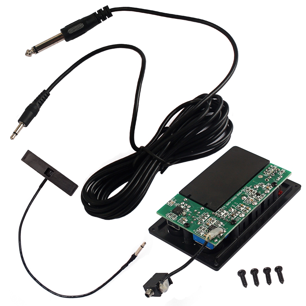 1 Set Violin Equalizer Mute Preamp Pickup EQ with Piezo Electric Violin