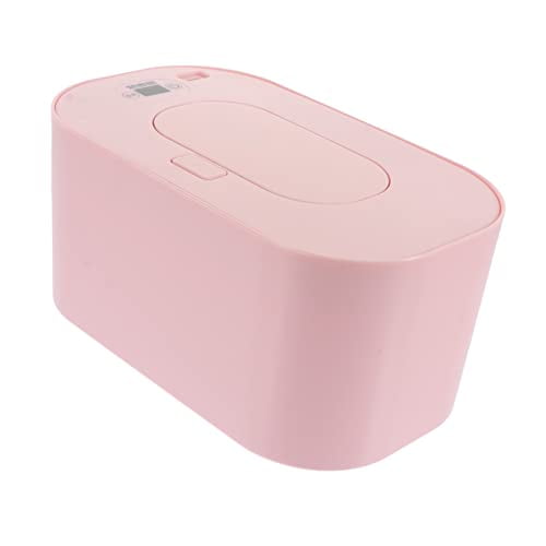 1 Set Warmer Box of Wipes for Babies Portable Wipes Heating Wipes Machine Wipes Heating Machine Wet Tissue Machine Baby Charge Pink Polypropylene (pp Warmer
