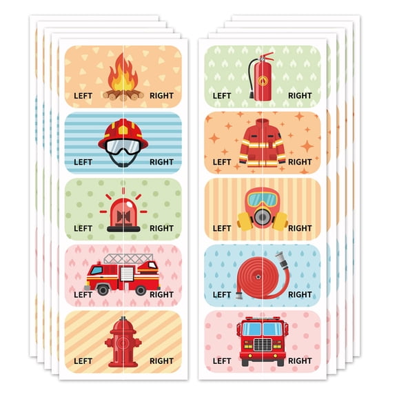 1 Set Waterproof Paper Sticker Rectangle Mixed Shapes 240x90mm