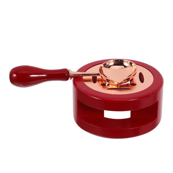 1 Set Wax Seal Warmer Wax Seal Melter Retro Melt Stove Pot Furnace For Wax Sealing Beads Stamp Letter Envelope