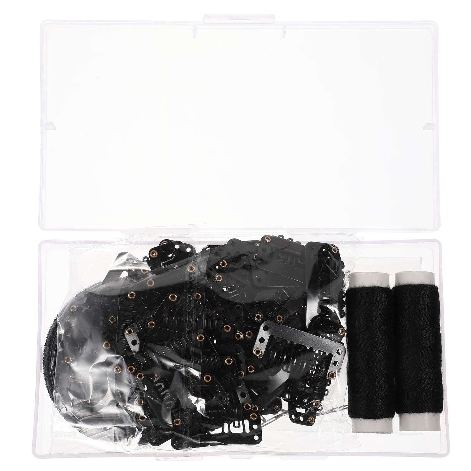 1 Set Wig Making Pin Needles Clamps Set Wig Hand Needles Steel Wire Wig Clips