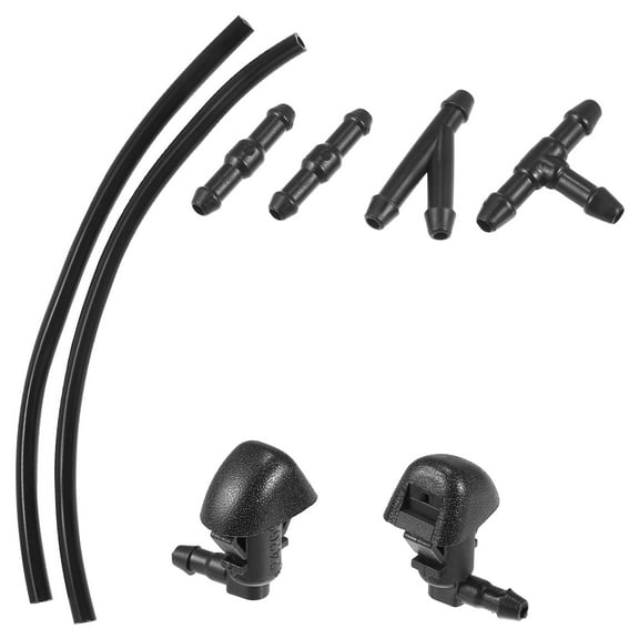 Unique Bargains 1 Set Windshield Washer Nozzles Kit 76810-TK8-A01 Wiper Spray Washer Fluid Hose with Connector for Honda Odyssey 11-17