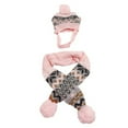thumbnail image 1 of 1 Set Winter Pet Hat and Scarf | Cute Snowflake Bone Pattern - Skin-Friendly Knitted Beanie and Muffler for Dogs and Cats, 1 of 8