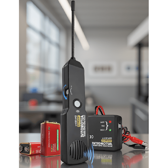 1 Set Wire Tracer Circuit Tester, 6-42V DC Automotive Open Short Circuit Finder with Transmitter Receiver for Car Boat Trailer