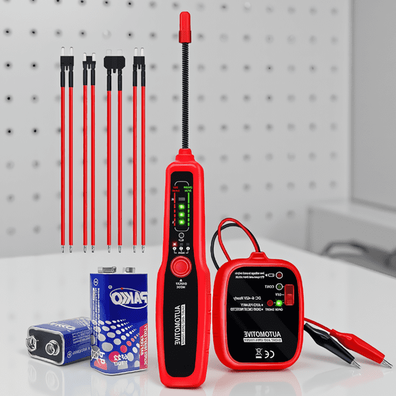 1 Set Wire Tracer Kit DC 6-42V Automotive Open Short Circuit Finder with Transmitter and Receiver