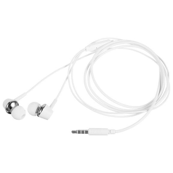 WHAMVOX VR Telephone Wire-controlled Bass In-ear Earphone with Microphone for Daily Use Silver Metal TPE