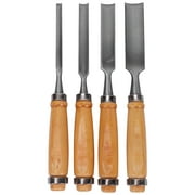 1 Set Wood Carving Chisel Sets Carving Chisel Cutter with Handle Woodcarving Tools for Carpentry (Light Brown + Silver)