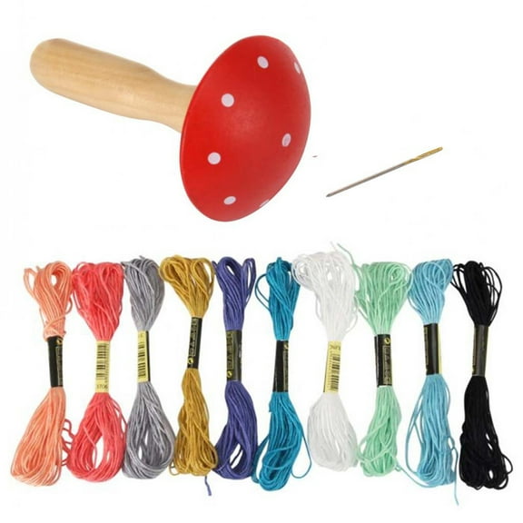 1 Set Wood Darning Mushroom Darner Patching Tool DIY Socks Pants Clothes Sewing Tools Mending Device