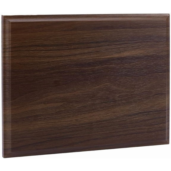 1 Set Wood Plaque Blank 7.87 X 9.84 Inch Blank Award Plaque Straight Edge Rectangle Finished Wood Plaque Perfect for Crafts Trophy Gift Coconut Brown