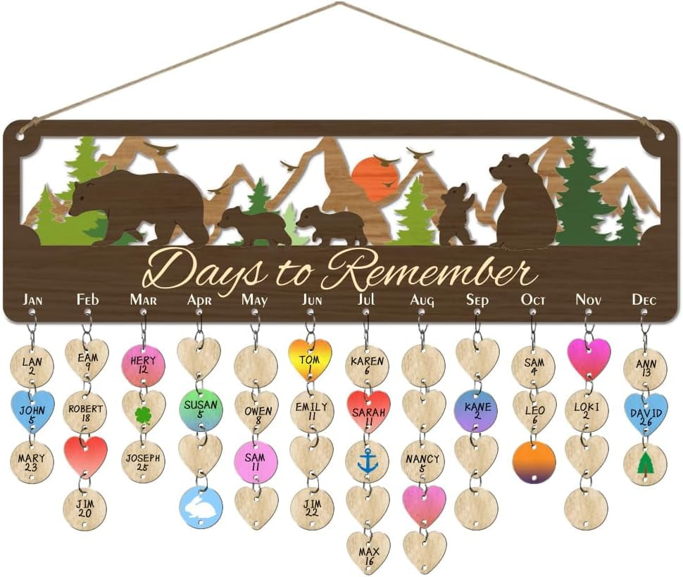 Bear Calendar