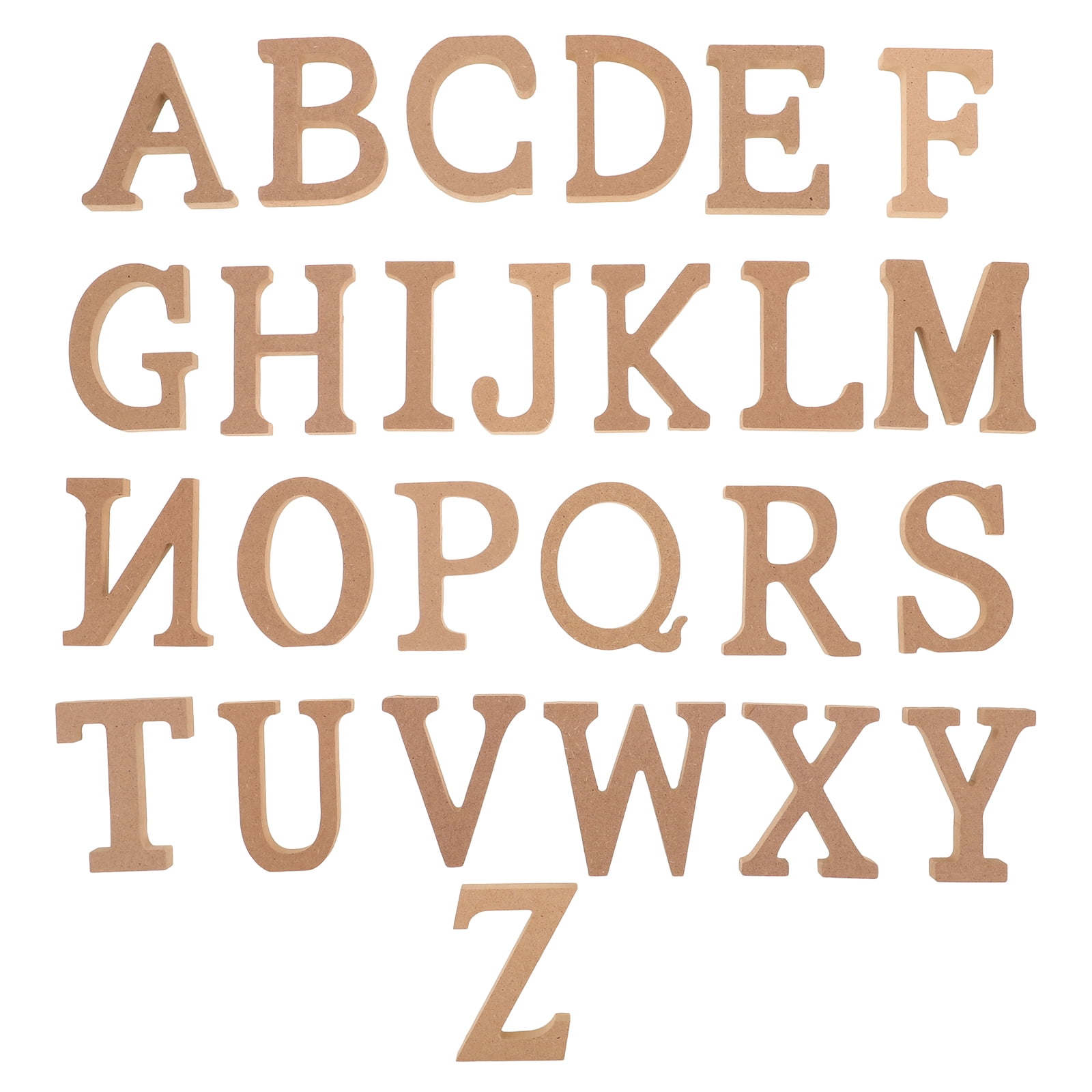 Large Wooden Capital Alphabet Letters - Trimming Shop