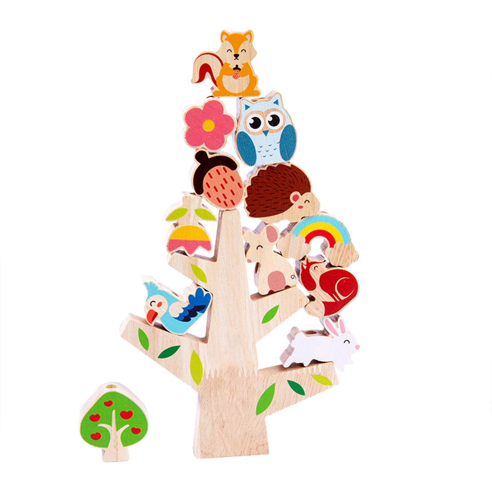 1 Set Wooden Stacking And Balancing Toys And Educational Games Wooden