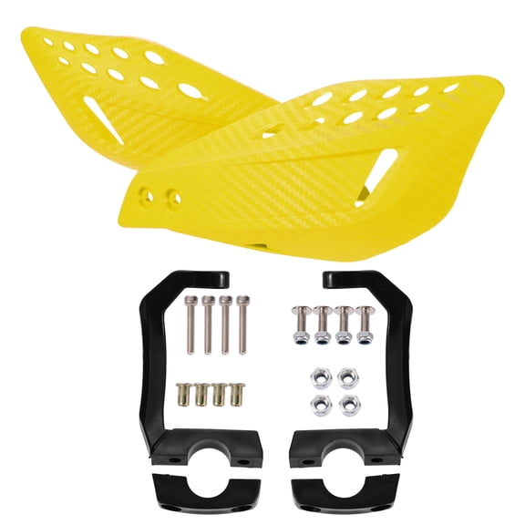 Unique Bargins 1 Set Motorcycle Handguards Replacement Universal for 7/8" 22mm Handlebars Dirt Bike ATV Motocross Yellow