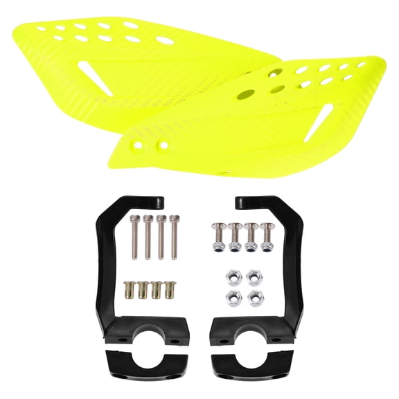 1 Set Yellow Motorcycle Handguards Replacement Universal for 7/8" 22mm Handlebars Dirt Bike ATV Motocross