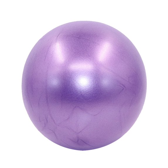1 Set Yoga Ball Explosion-proof Leak-proof Strong Bearing Capacity Body Training Gymnastic Fitness Pilates Ball Indoor Workout-Purple