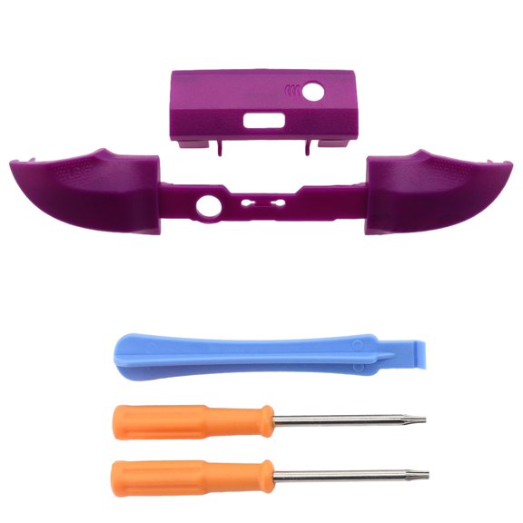 1 Set for Xbox Series S X Controller LB RB Bumpers Middle Bar Holder On Off Buttons Surround Guide Button Trigger-Purple