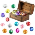 thumbnail image 1 of 1 Set of 15 Pcs Acrylic Gemstones Kids Gemstone Toys with Pirate Treasure Chest Box, 1 of 4