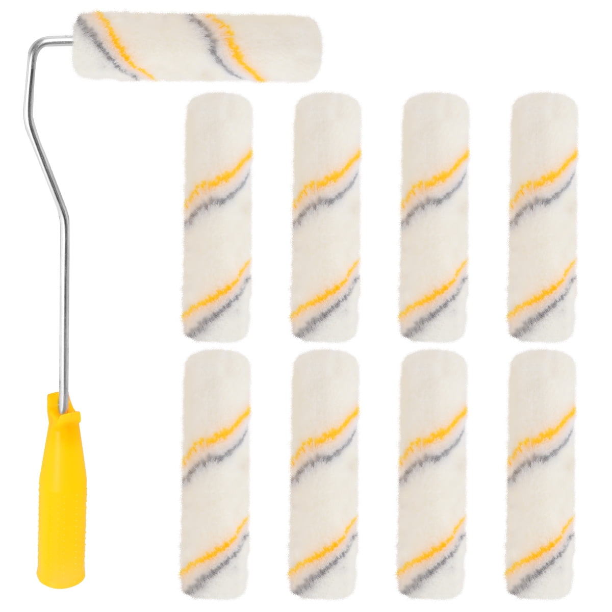 1 Set of 21PCS Little Finger Paint Rollers Mini Roller Brush Hot Melt