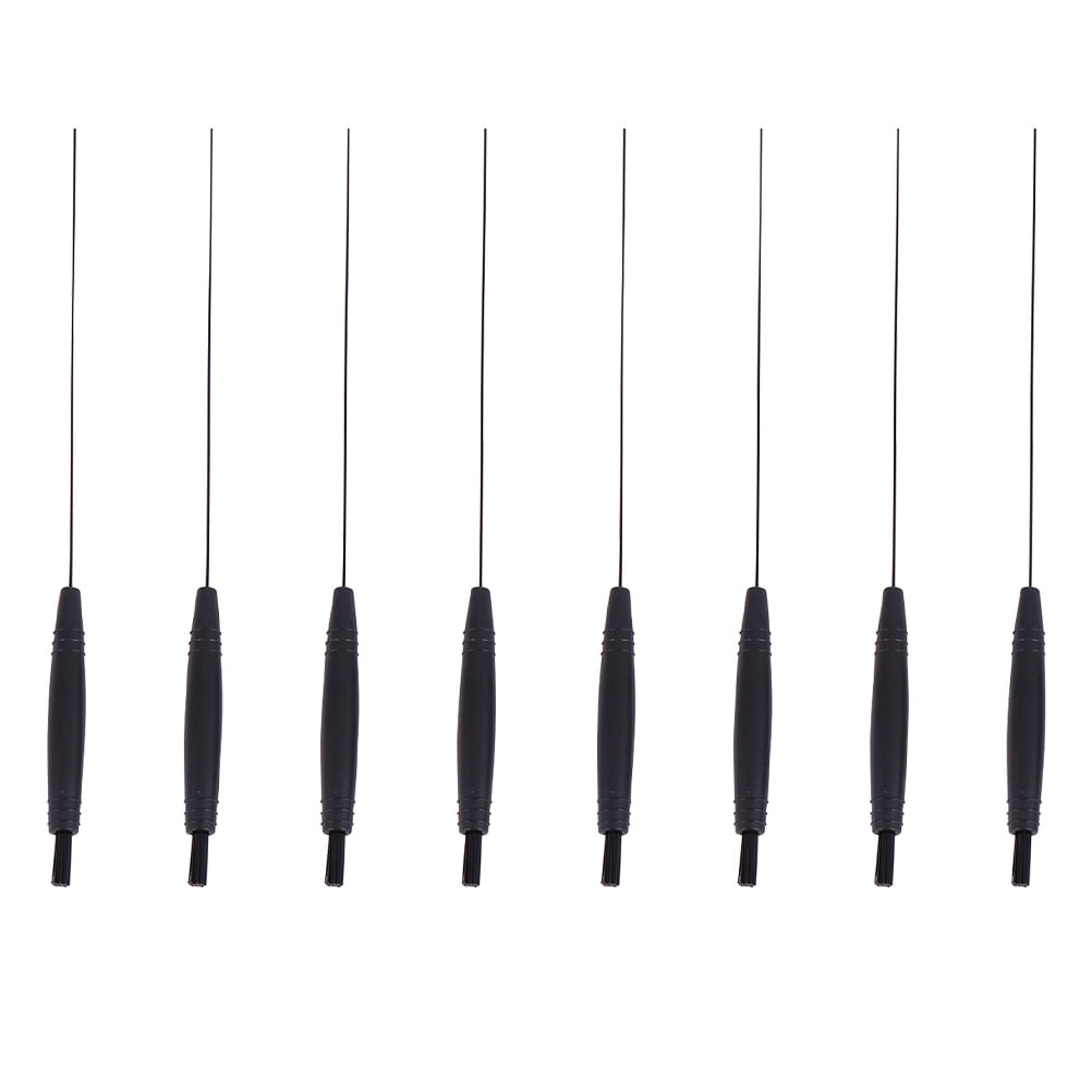 1 Set of 8 Pcs Hearing Aid Tube Cleaning Brush Plastic Hearing Aid Vent