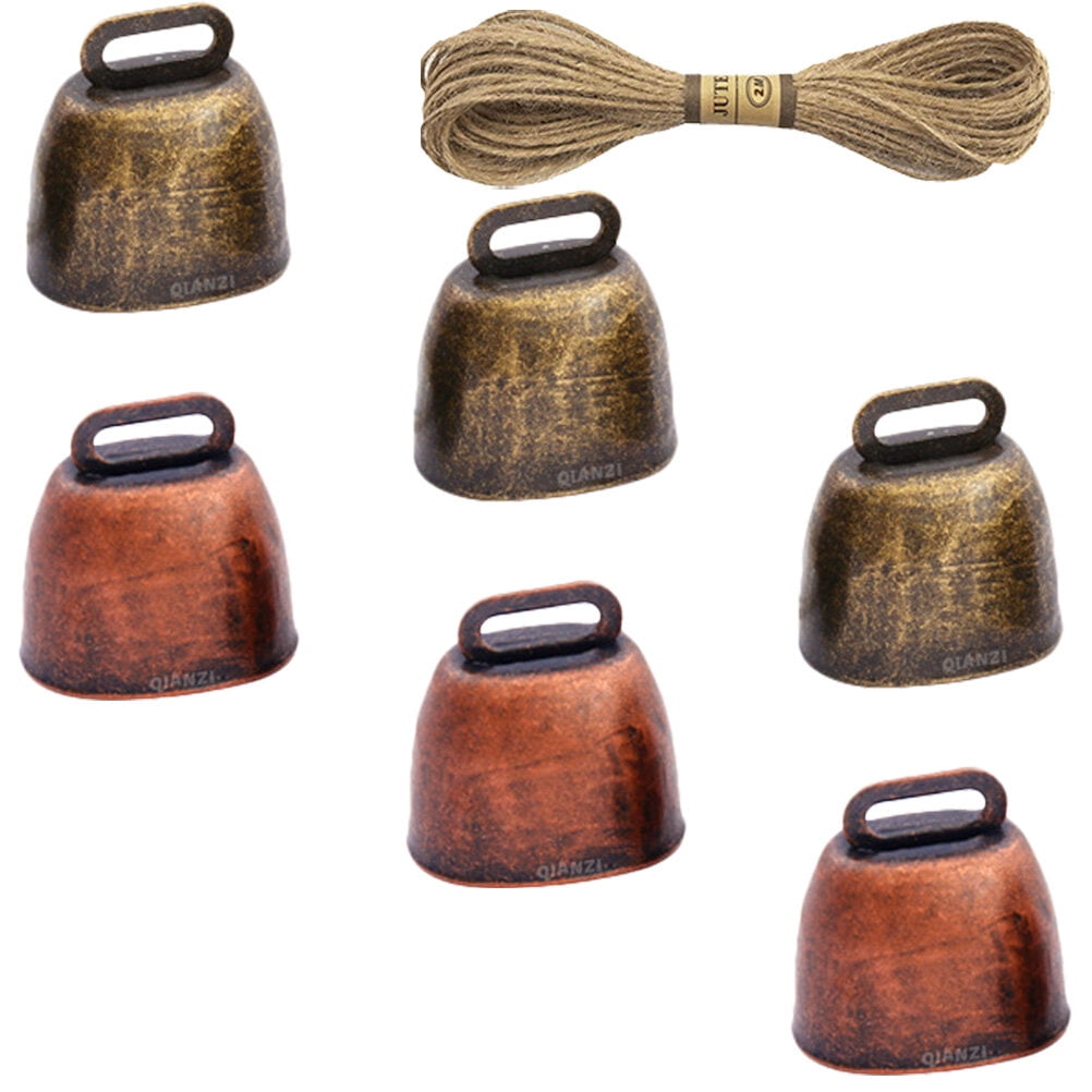 1 Set of Antilost Animal Bells Wearresistant Cattle Bells Retro Bells Horse Hanging Bells