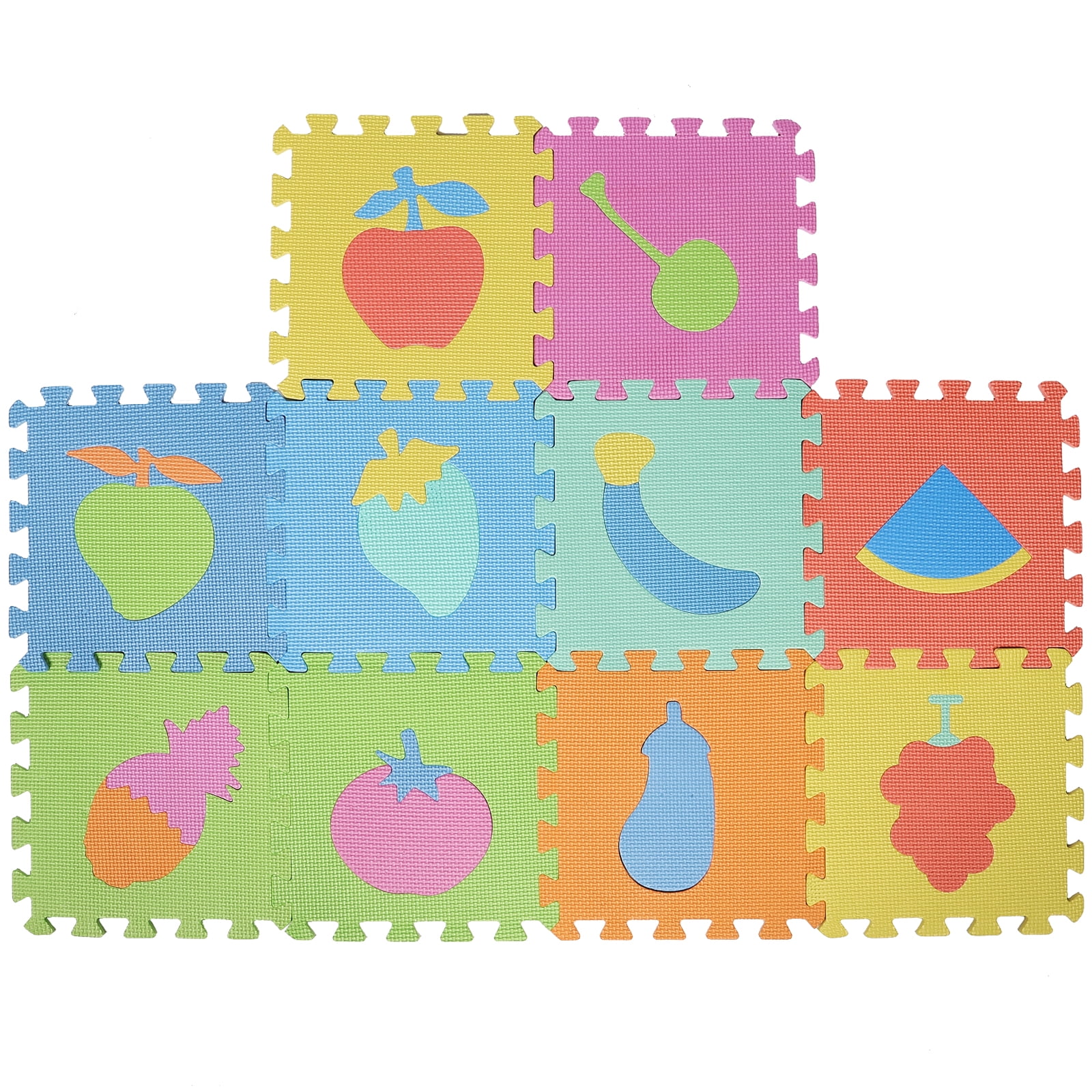 1 Set of Baby Crawling Puzzle Mat Interlocking Baby Mats Foams Flooring