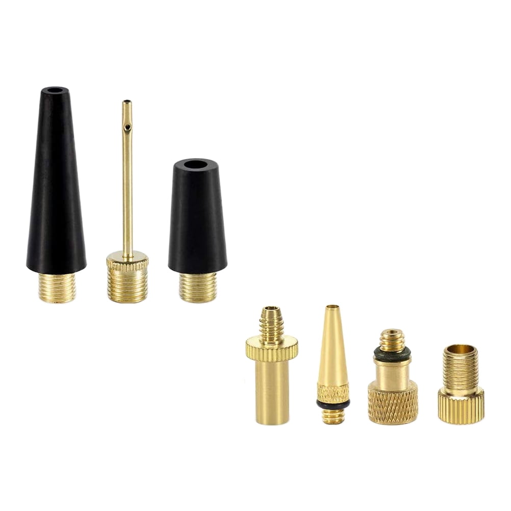 1 Set of Ball Pump Needles Bike Tire Adapter Bike Pump Air Nozzles Bike