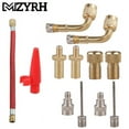 thumbnail image 1 of 1 Set of Bike Adapter Tool Ball Pump Needle Bike Tire Pump Tube Tire Inflation Connector, 1 of 6