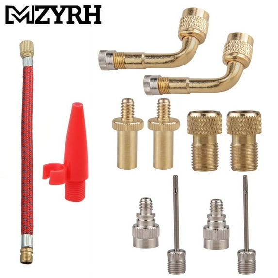 1 Set of Bike Adapter Tool Ball Pump Needle Bike Tire Pump Tube Tire Inflation Connector