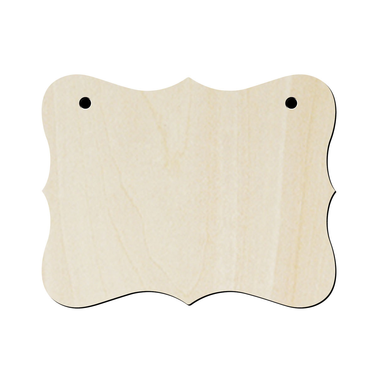 1 Set of Blank Hanging Signs Unfinished Wood Signs DIY Hanging Wooden