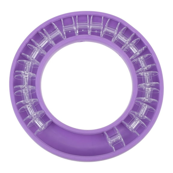 1 Set of Bobbin Storage Case Bobbin Storage Holder Rubber Bobbin Box with Bobbin