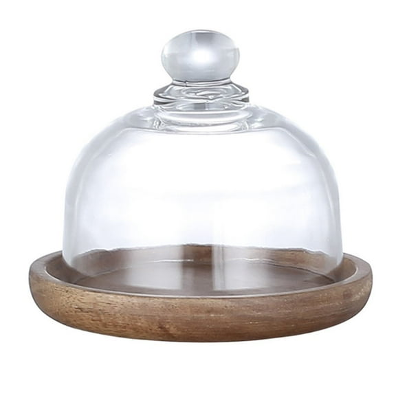 1 Set of Cake Plate Cake Tray Food Preservation Plate Dish Cake Organizer with Cover