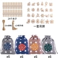 thumbnail image 1 of 1 Set of Christmas Gift Wrapping Bag Candy Bags Xmas Treats Bags Portable Party Present Bags, 1 of 7