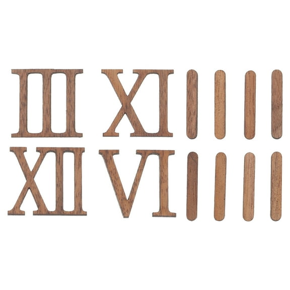 1 Set Wall Clock Roman Numerals Kit Replacement Numbers for Home Decor and Craft Projects