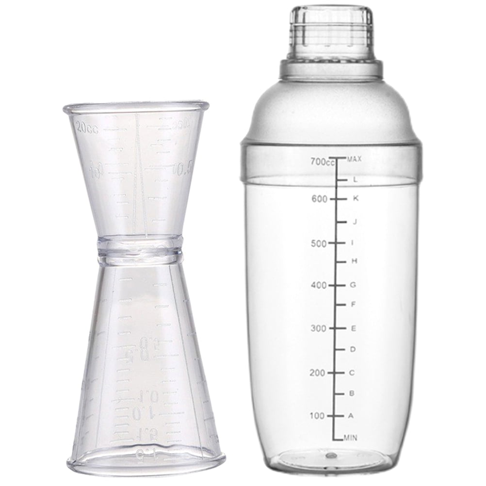 1 Set of Cocktail Shaker Measuring Jigger Kit Drink Shaker Drink Mixed